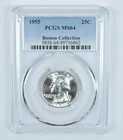 1955 Washington Quarter Boston Collection MS64 PCGS Blue Label *8834