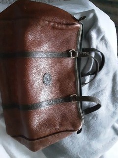 longchamp Handtasche Braun Leder Vintage