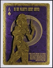 James Bond 007 On Her Majesty's Secret Service Castro SF Movie Poster O'Daniel