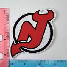 New Jersey Devils Embroidered Patch NHL Iron on Sew on Free Shipping