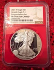 2021 W American Heraldic Eagle Congratulations Set! 999 Silver PF69 ULTRA CAMEO