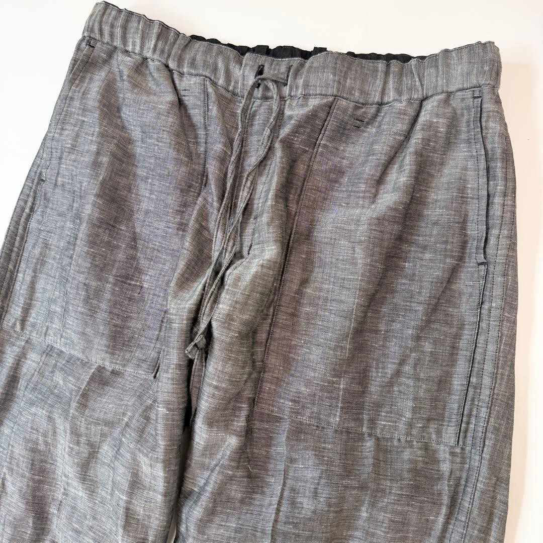 ISSEY MIYAKE REVERSIBLE EASY PANTS MEN COLOR BLACK MATERIAL WOOL SIZE L USED image 2