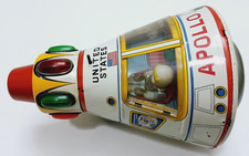 Vintage Battery Operated US APOLLO Space Capsule Japan - For parts only