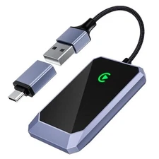 Wireless CarPlay Adapter, Convert Wired CarPlay to Wireless, Plug-and Purple