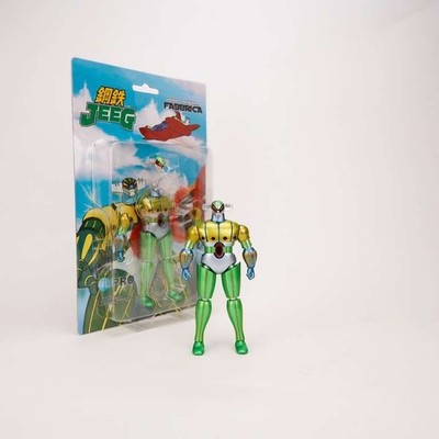 Action Figuren Jeeg Steel Robot Mini Metal Factory Manga Metallic Version
