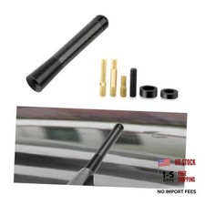 Black Aluminum Car Antenna - 3.15 Inch Aluminum Auto Roof Mount - 3.15"