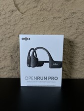 Shokz OpenRun Pro Bone Conduction Open-Ear Sport Headphones Black - SEALED