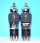 No 6D6 RCA red radio audio amplifier vintage vacuum 2 tubes valves tested ST