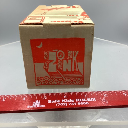 "Estatua/caja de esculturas vintage American Greetings Zonk, pop años 70 6,5"" x 3,5"" X3,25" - Imagen 5 de 6