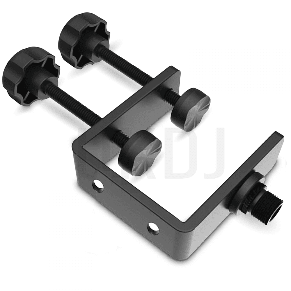 Microphone Stand Clamp with a 5/8"" Thread for Boom Arms and Goosenecks