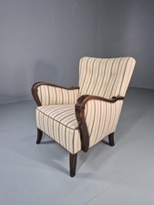 Vintage Danish Lounge Chair 1950s Deco Stylings Retro EB11323 VCLO