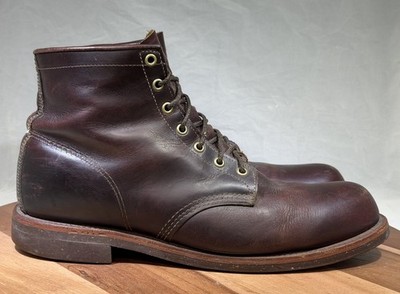 Chippewa Katahdin L.L.Bean K.I.W Engineer Boot Plain Toe Men s 13 EE USA VINTAGE