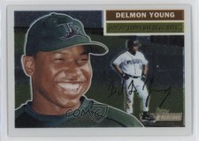 2005 Topps Heritage Chrome 531/1956 Delmon Young #THC102 0q3
