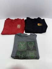 Lot of 3 Under Armor Youth Long Sleeves Size YMD see pics and desc for flaws 