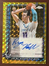 2025-26 Topps Chrome Ryan Kalkbrenner Gold Geometric Refractor /50 Rookie