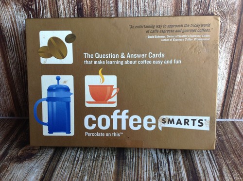 COFFEE SMARTS - PERCOLATE on this - TRIVIA CARDS for BARISTAS QUESTION & ANSWER - Bild 1 von 4