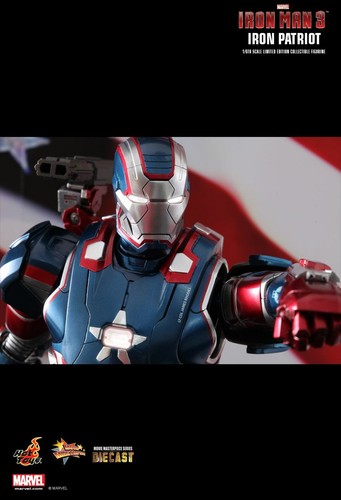 HOT TOYS Iron Man 3 IRON PATRIOT Brand New in factory shipper - Picture 6 of 8