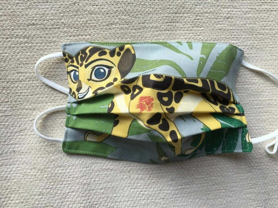 Disney Lion King "Fuli" Face Mask soft ear cords and nose wire - Image 4 of 4