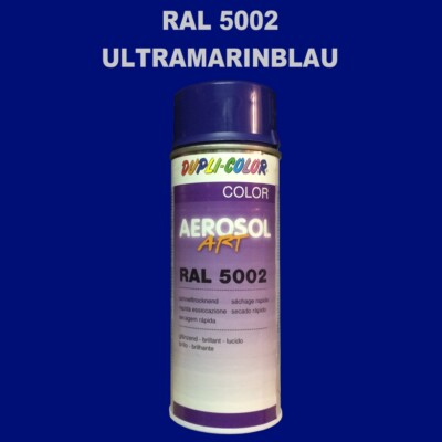 Sparvar Rostschutz-Sprühlack RAL 5002 Ultramarinblau – 400 Ml, Glänzend, Für Metall & Mehr