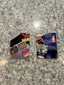 2 Nintendo NES Poster Insert Now You&rsquo;re Playing With Power Satellite Four Score