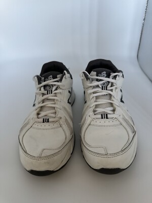 NB New Balance 519 ABZORB Men's Sz 9.5 White Leather Lace-up Sneaker Shoe