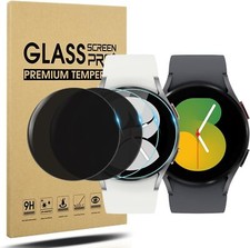 4 Pack For Samsung Galaxy Watch 5 40mm Screen Protector Tempered Glass
