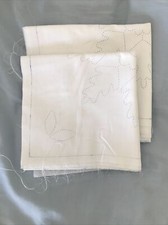 PARAGON Needlepoint Kit Flower Leaves Picture or Pillow Top 0881 VTG Lot of 4