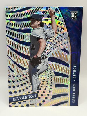 2021 Panini Chronicles Revolution Fractal Casey Mize #68 Rookie RC