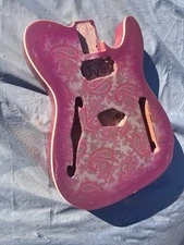 TELE custom BODY PAISLEY RELIC Humbucker Neck single Coil Bridge READY JVGuitars
