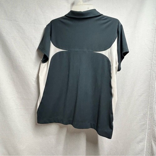 Nike Golf Greenish Gray Short Sleeve Polo Top Womens large - Picture 2 of 6