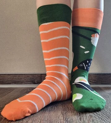 DEDOLES ~ Lustige Mismatch Socken ~ SUSHI ZEIT ~ 35-38, 39-42, 43-46