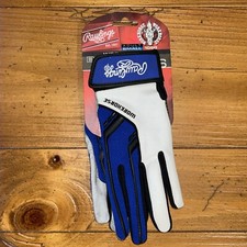 Rawlings Workhorse Batting Gloves Baseball Adult/Small-Blue-1050 - NEW