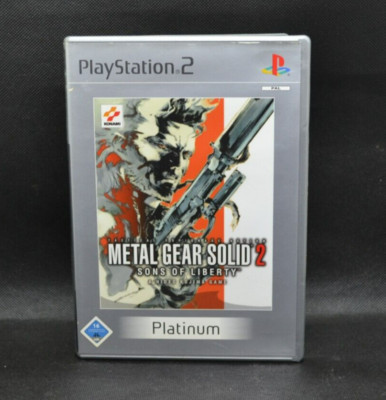 Metal Gear Solid 2 - Sons Of Liberty MGS PlayStation 2 PS2 Spiel CIB