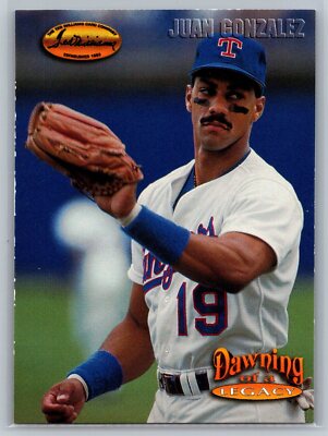 1993  Ted Williams Dawning of a Legacy #152 Juan Gonzalez Texas Rangers