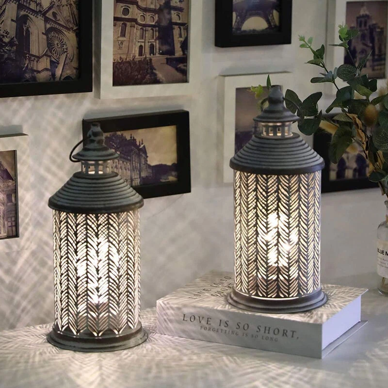 Tall and on sale short lamp set