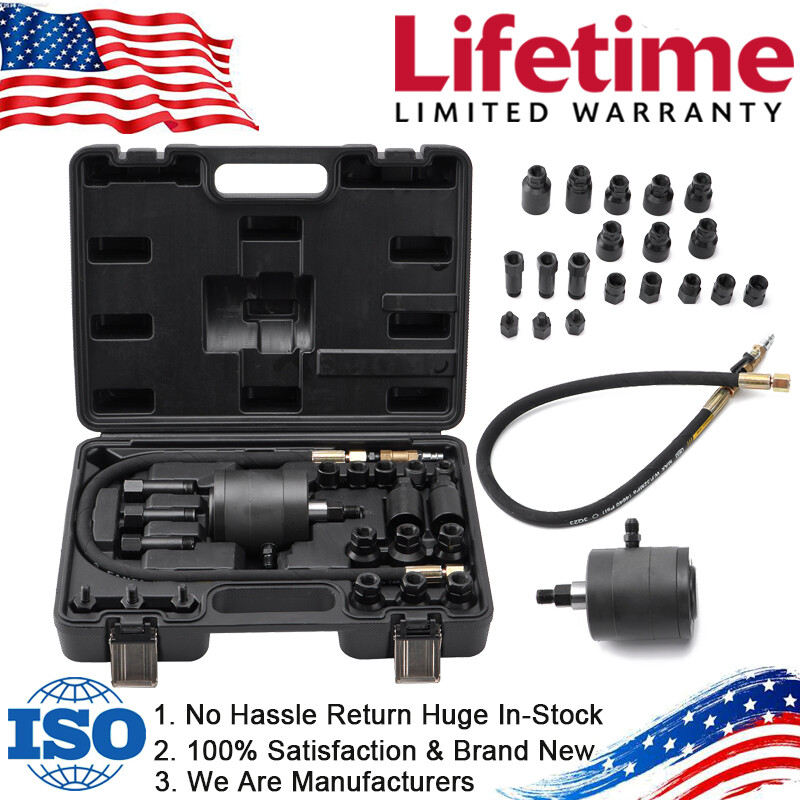 Pneumatic Diesel Injector Puller Kit Air Vibration Extractor Professional Removal Tool