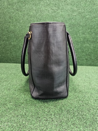 DAGNE DOVER/SIGNATURE LEGEND BLACK Coated Canvas/Large Laptop Tote Brief Bag - Picture 10 of 24