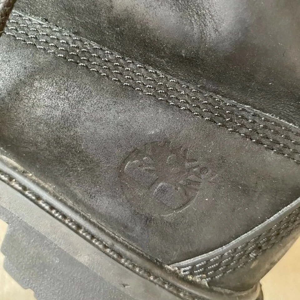 Botas de tornozelo femininas Timberland Premium impermeáveis clássicas tamanho 6.5 pretas - Imagem 4 de 4