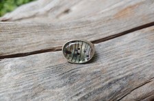 Vintage Handmade Murano Glass Sterling Silver Ring Men's Women's Jewelry Venice