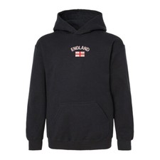 England flag embroidered pullover sweat hoodie, world country flag hoodie