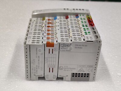Wago I/O System 750-841 W/ 750-408 / 2 x 750-504 / 2 x 750-650/003