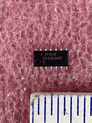 CD4069UBCM IC INVERTER HEX INPUT 14 PIN SOIC FAIRCHILD SEMI (LOT OF 5) - 第 1/3 張圖片