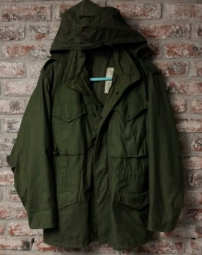 1980 Golden Mfg Men's Hooded Cold Weather Field Coat Small Regular