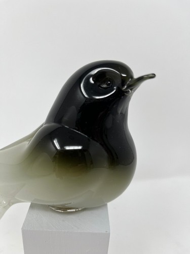 Vintage Murano Glas Vogel auf Sockel - Bild 8 von 9