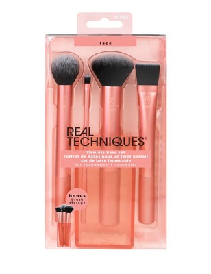 Real Techniques Makeup Brush Set, Orange, 5 Piece
