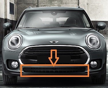 New Genuine Mini Clubman F54 Front Bumper Lower Grill Trim 7370798