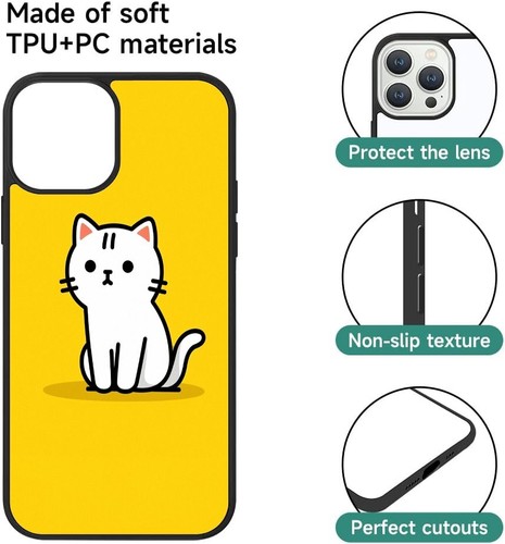 Anti collision yellow white kitten line For Samsung A15 A16 S23 S24 S25 Ultra FE - 第 24/25 張圖片