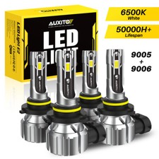 Auxito 9006 9005 Led Headlight Bulbs For 1999-2006 Chevy Silverado 1500 2500hd