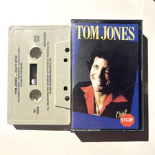Tom Jones- Can't Stop Cassette Tape 1986 Polygram Records Pop R B Tested