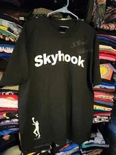 Kareem Abdul Jabbar Skyhook Camp Autograph T Shirt Auto Pro Club Comfort XL